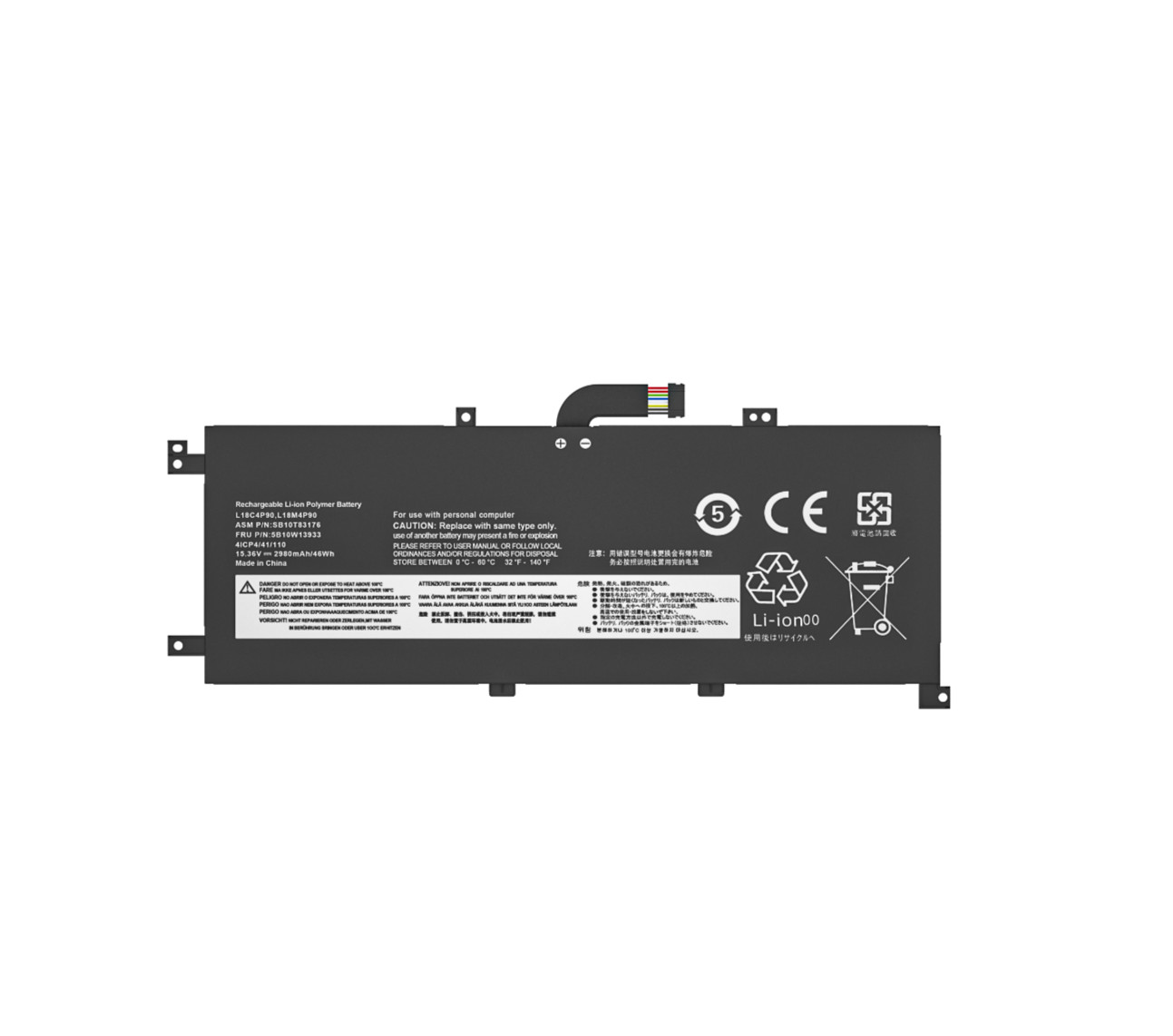 New L18C4P90 L18D4P90 Battery for Lenovo ThinkPad L13 Yoga 1st 2nd Gen 20R5 20R6