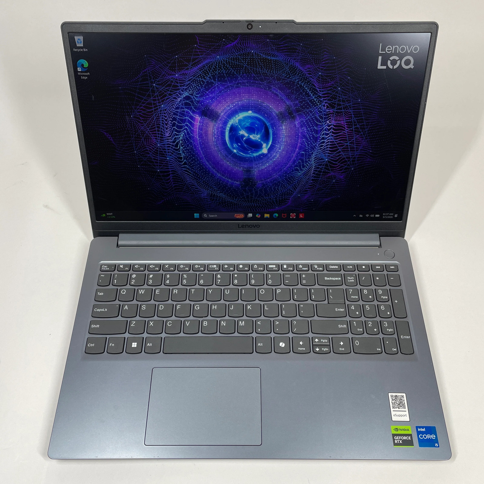 Lenovo LOQ 15 15IAX9E i5-12450HX 16GB RAM 512GB SSD