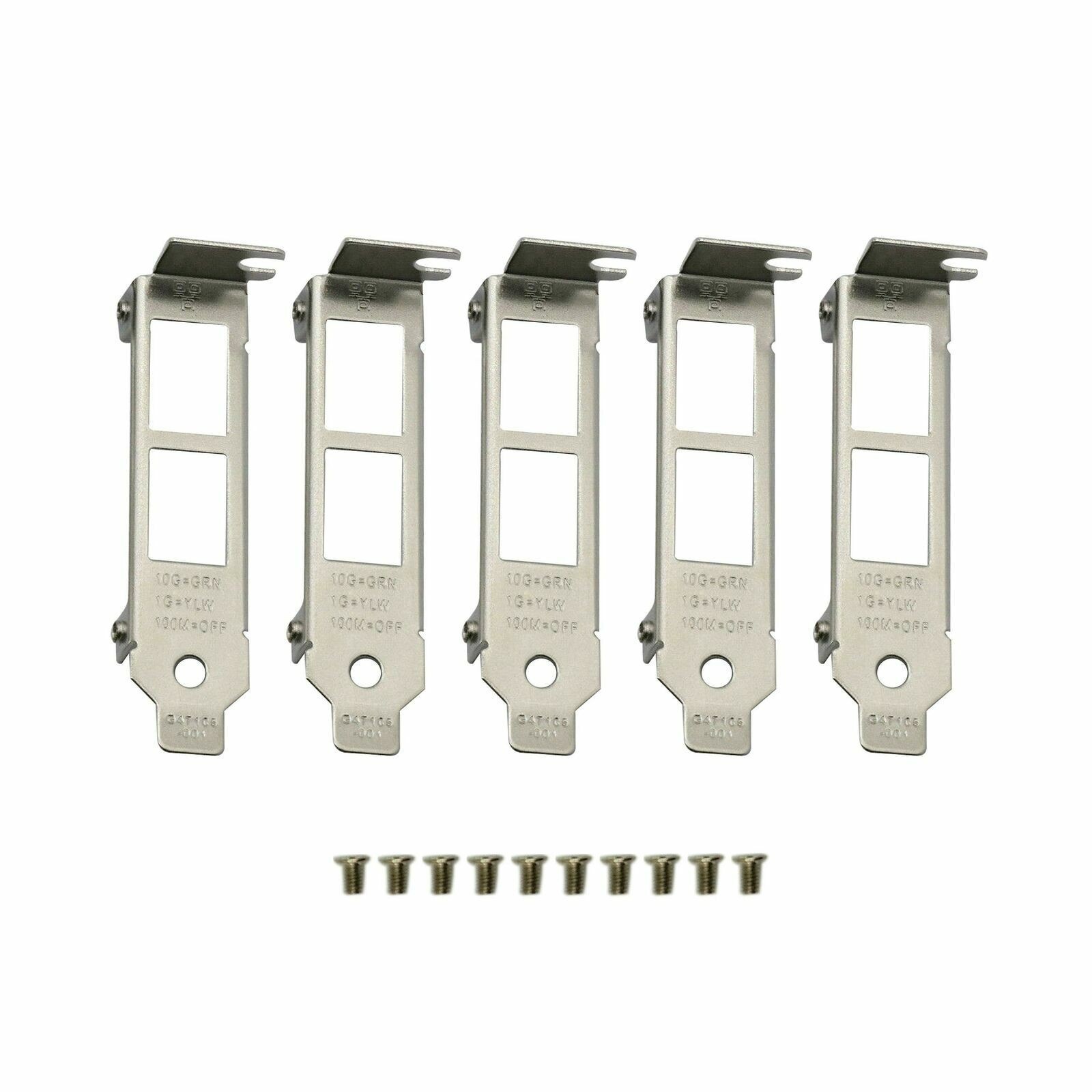 Lot of 10 pcs Full Height Bracket for Intel X540-T2 X550-T2 HP561T 716591-B21