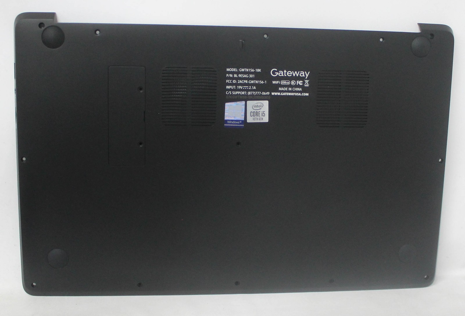 GWTN156-1BK-BASECOVER GATEWAY BOTTOM BASE COVER BLACK GWTN156-1BK "GRADE A"