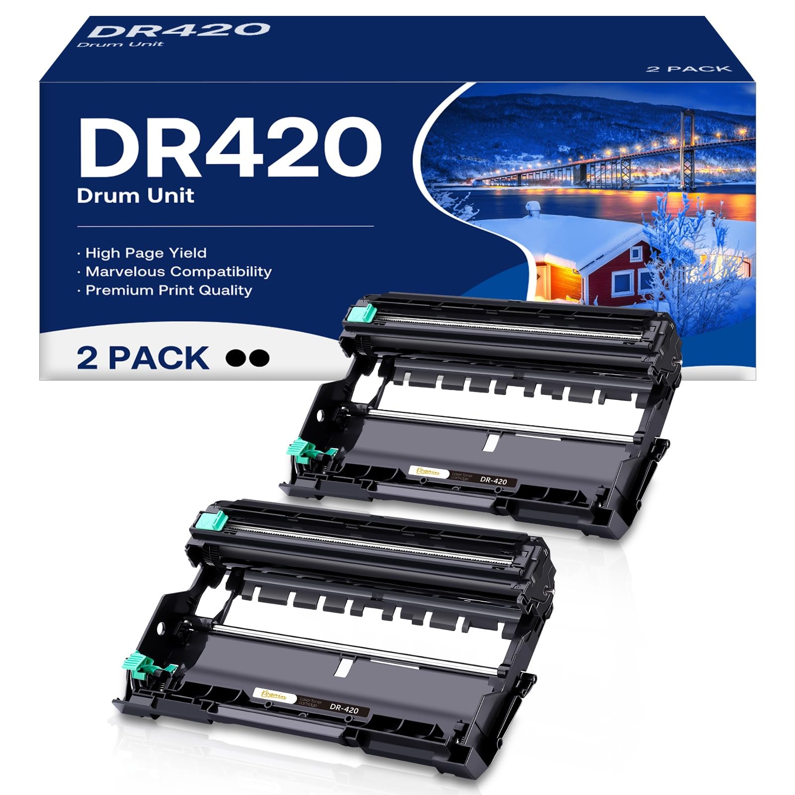Kogain DR420 Drum Unit for Brother DR-420 HL-2240D HL-2270DW MFC-7360N DCP-7065D