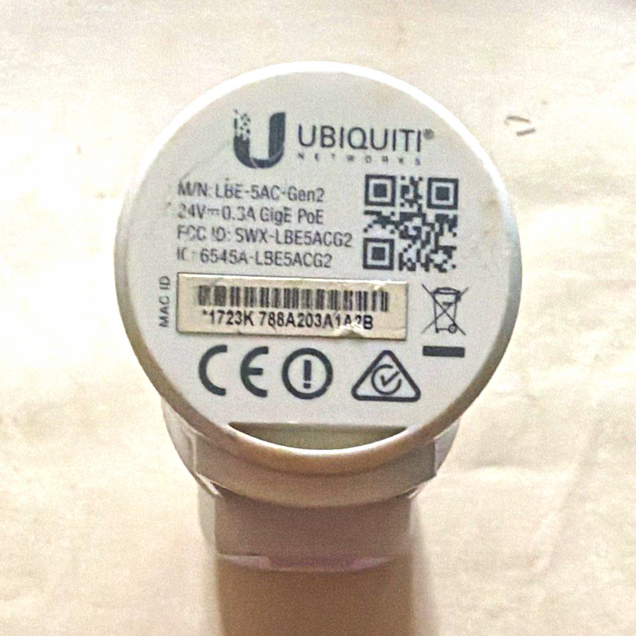 Ubiquiti NanoStation LBE-5AC-Gen2 AP 450Mbps PoE White