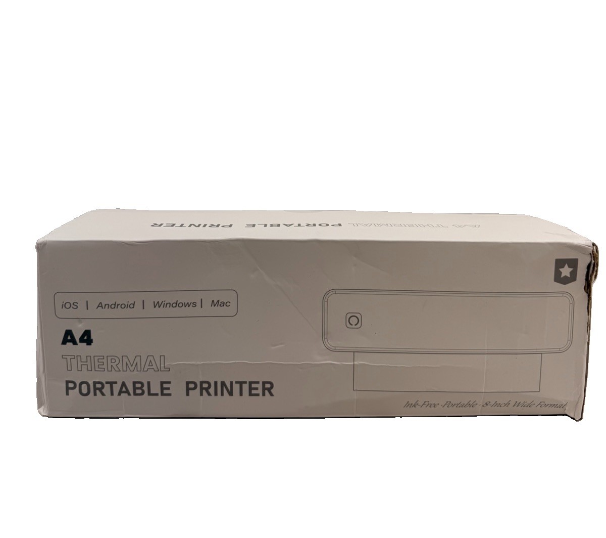 A4 Thermal Printer | Wireless & Portable | In Color Black | Brand New