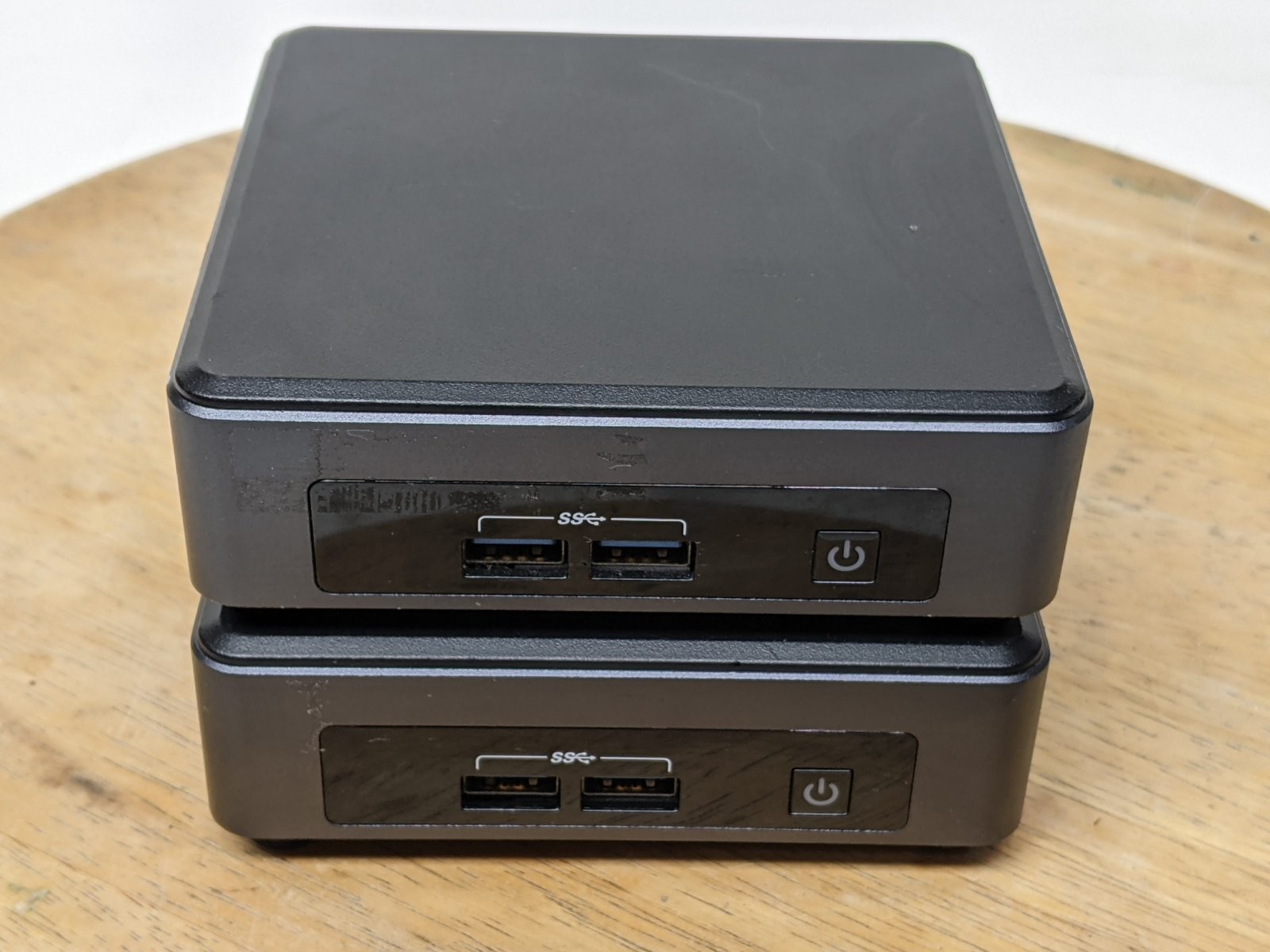 Lot of 2 Intel NUC NUC7I3DNK Mini PCs i3-7100U 4GB RAM NO SSD NO OS