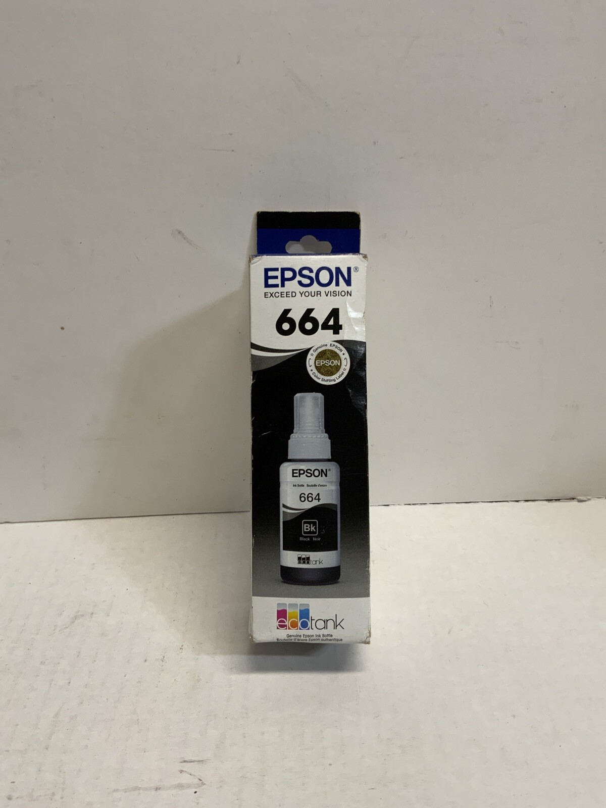 ☀️ Epson T664120 EcoTank Black Ink Bottle- 12/2019