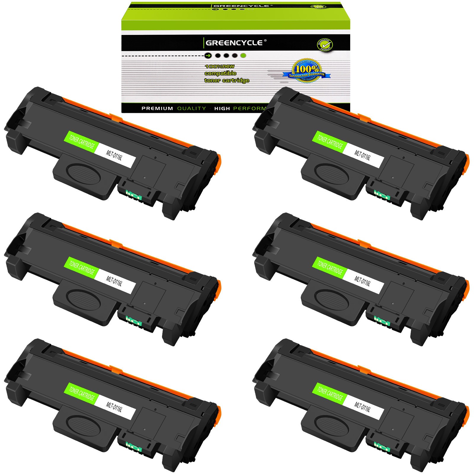 6 Pack MLT-D116L Toner Cartridge Fits For SAMSUNG SL-M2626 M2675 M2675FN M2825ND