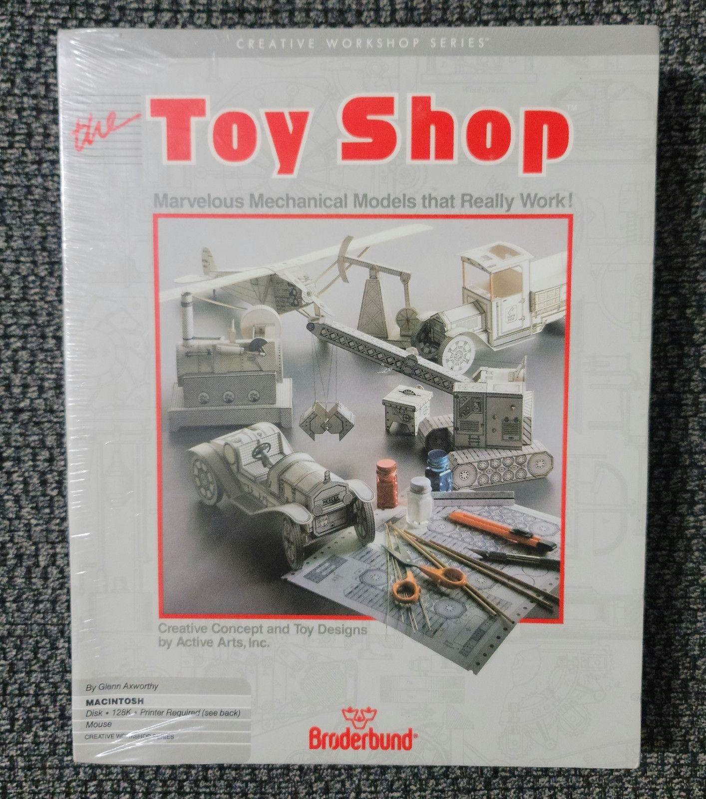 NEW SEALED THE TOY SHOP BRODERBUND FOR MAC DISK CREATIVE WORKSHOP SERIES