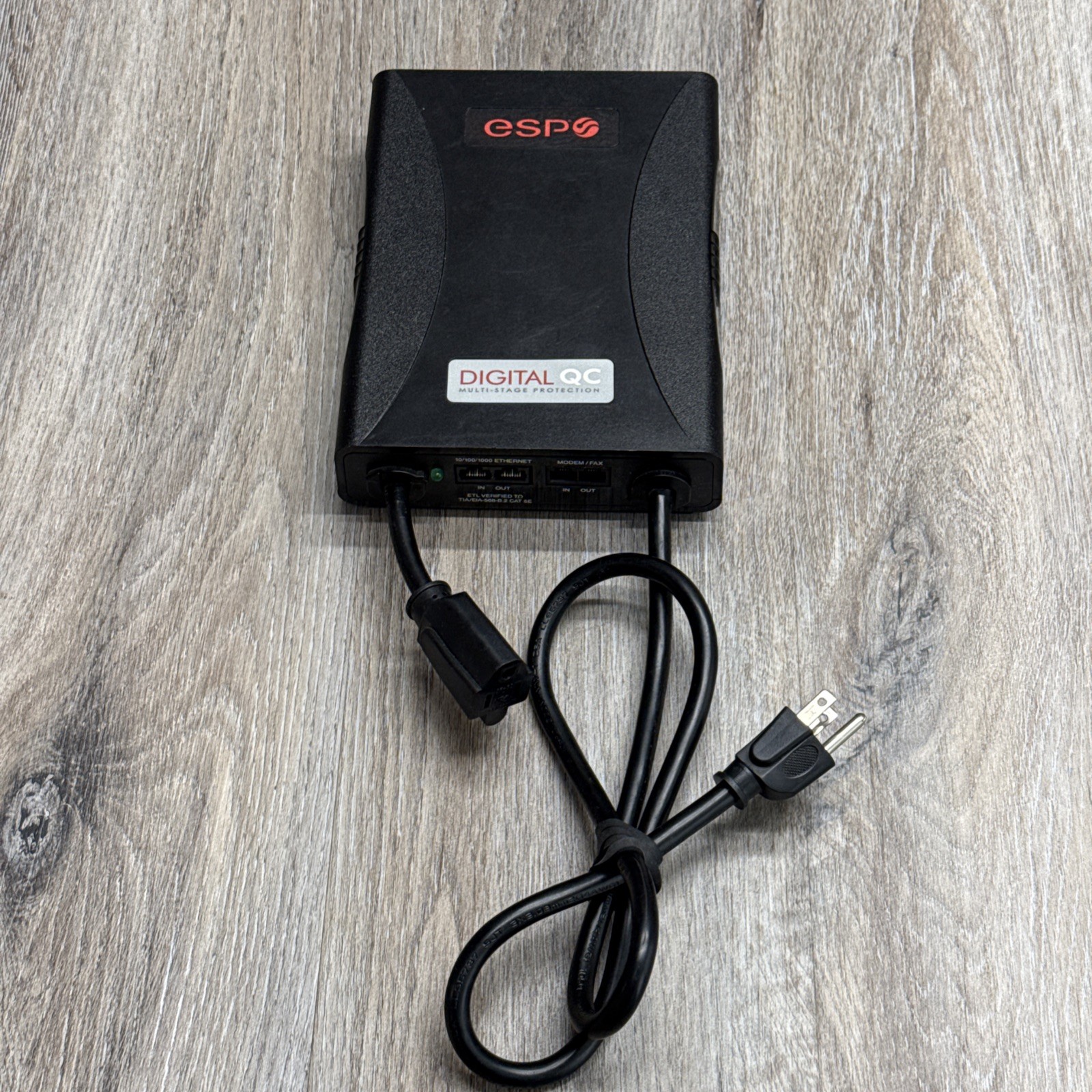 ESP DIGITAL QC SURGE PROTECTOR NOISE FILTER D5131NT 120 VOLT 15 AMPS