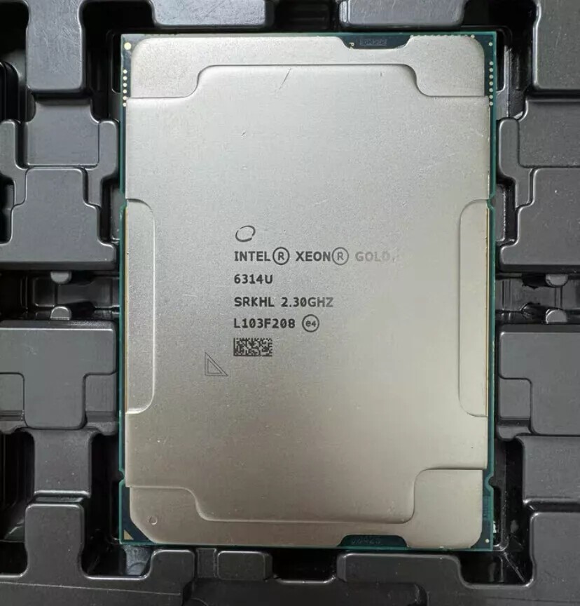 1pcs Intel Xeon Gold 6314U CPU 32 Core 2.3GHz LGA 4189 Server Processor