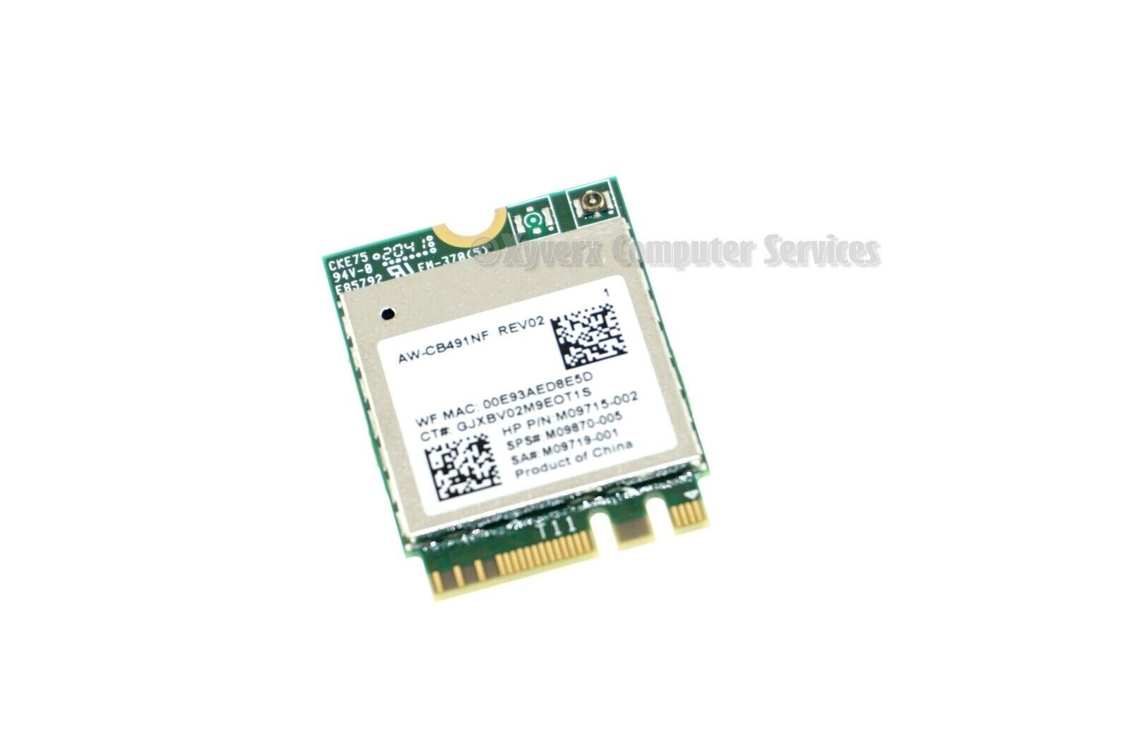 M09870-005 M09715-001 RTL8821CE GENUINE HP WIRELESS CARD 15-DY2061MS (CB78)