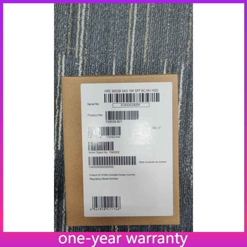 P28028-B21 P30561-001 NEW HPE 300GB SAS 12G 15K 2.5" ENT Server HDD Hard Drive