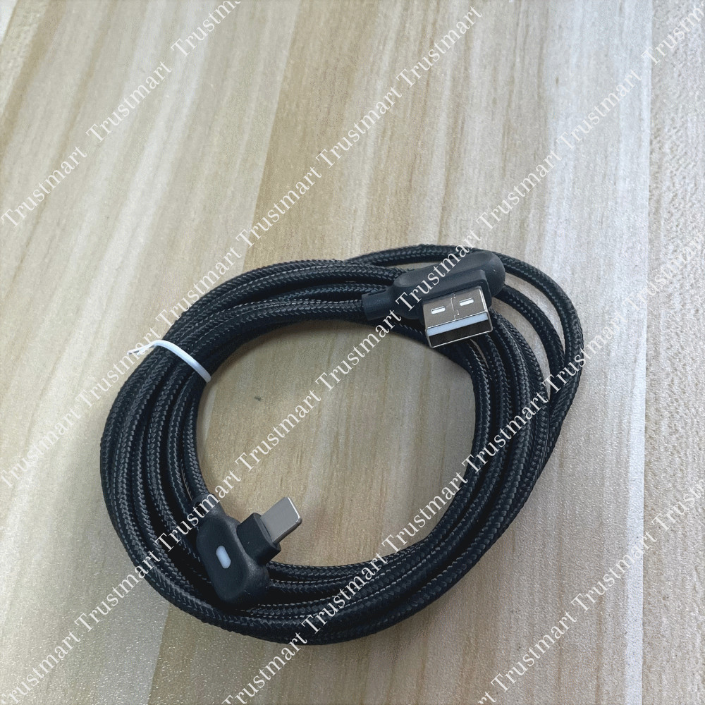 3/6 Pack 90 Degree Braided USB Charging Cable 6Ft For iPhone 12 11 Charger Cord