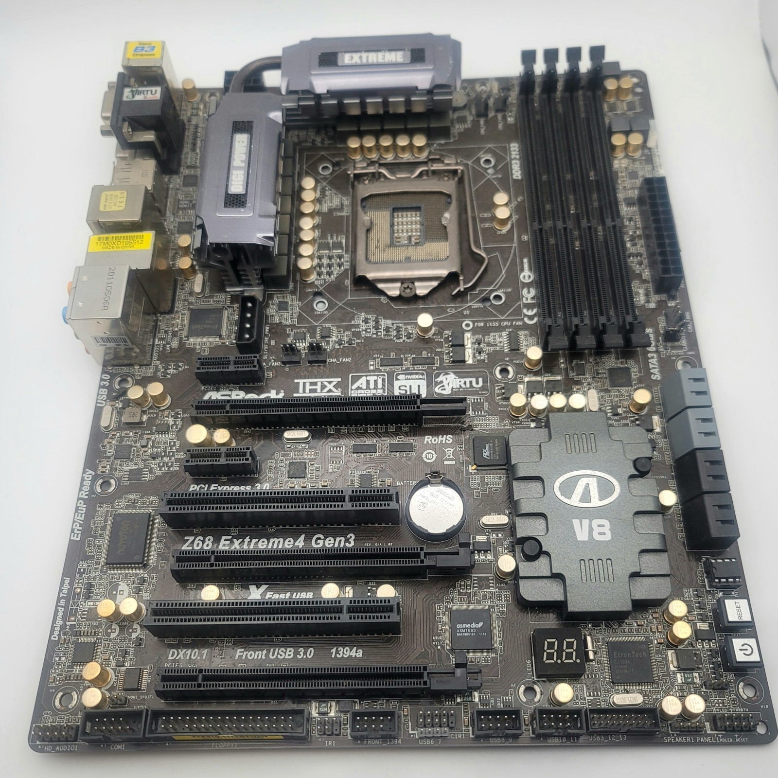 (FOR PARTS/ REPAIR) ASRock Z68 Extreme3 Gen3, LGA 1155, Intel Motherboard