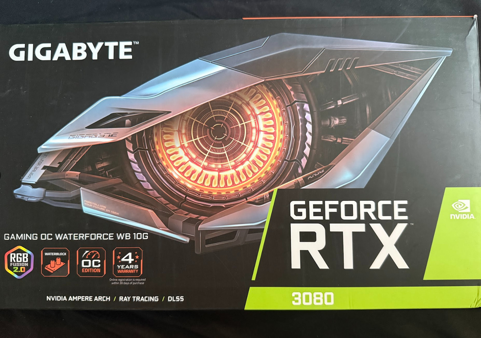 GIGABYTE GeForce RTX 3080 GAMING OC WATERFORCE WB 10GB GDDR6X Graphics Card