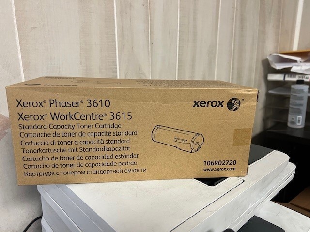 Genuine Xerox 106R02720 Black Toner Cartridge for Phaser 3610 WorkCentre 3615