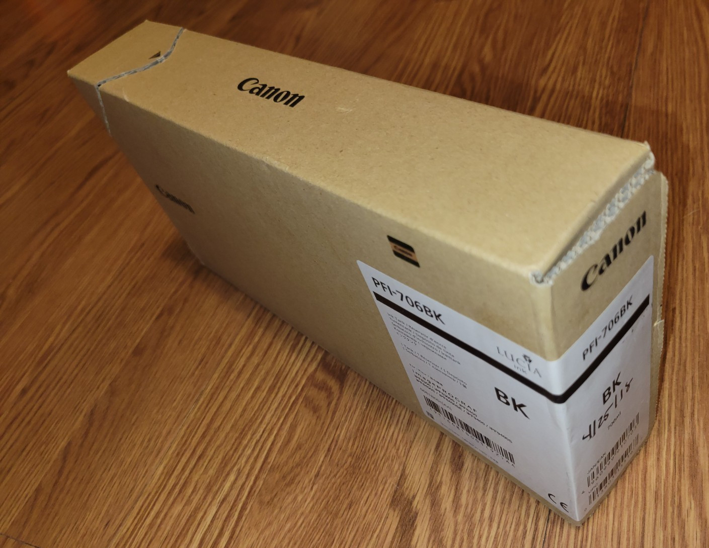 Canon PFI-706 BK Black Ink Tank 700ml Expired (2019) New / Unopened PFI-706BK