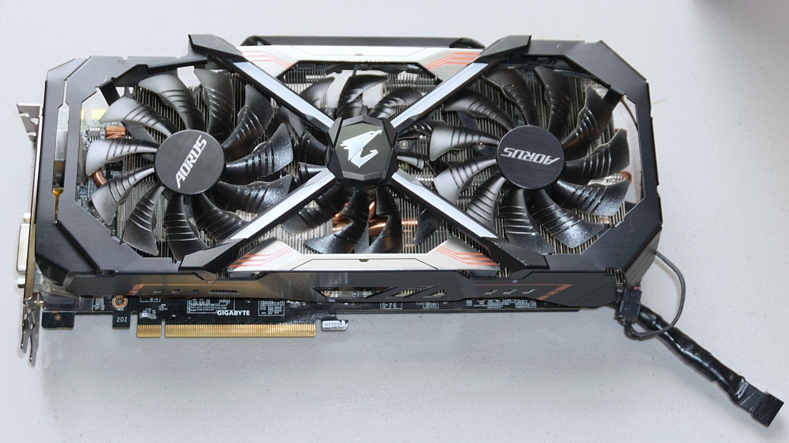 Read For Parts GIGABYTE AORUS GeForce GTX 1080 Ti 11GB GDDR5X Graphics Card GPU