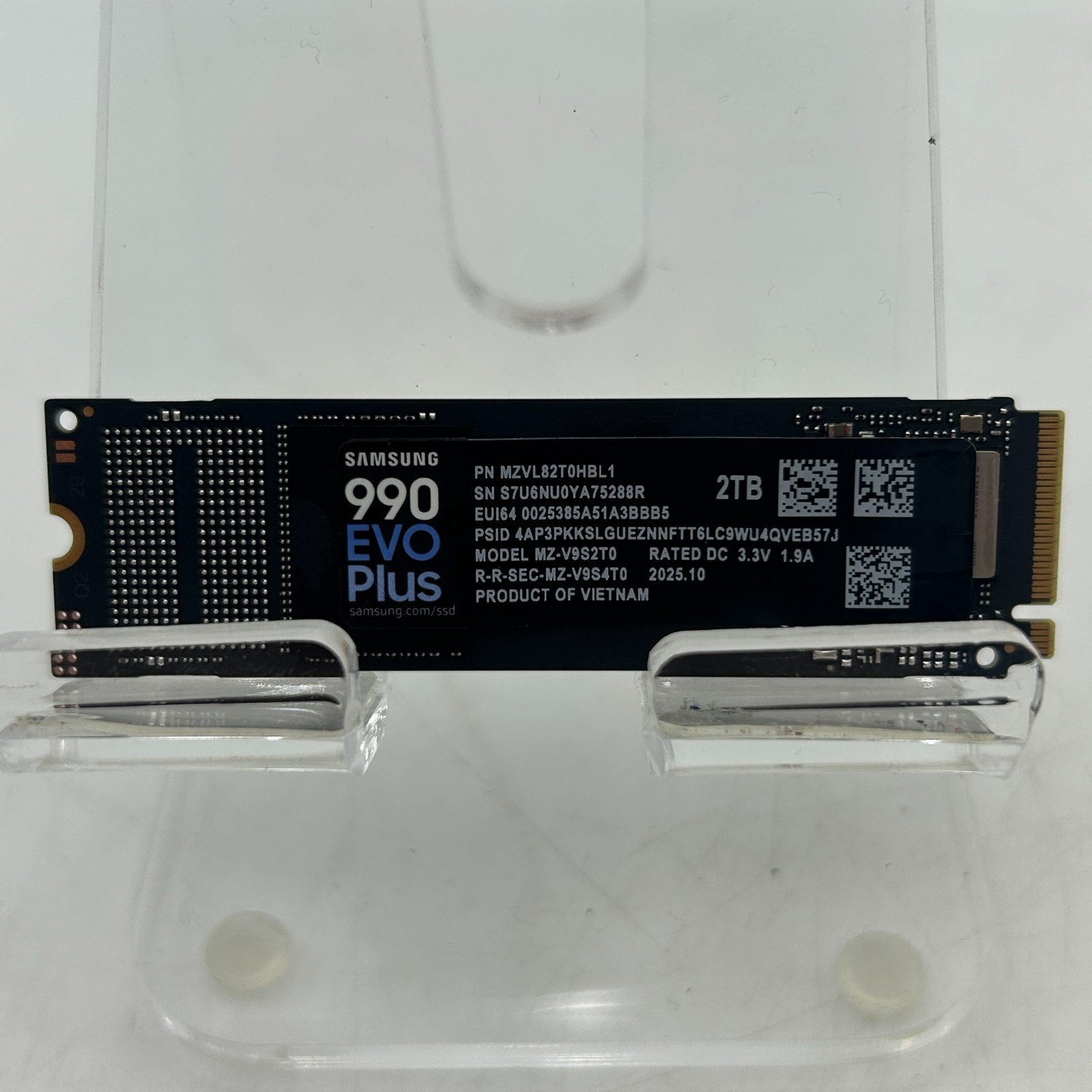 Samsung 990 EVO Plus 2TB M.2 NVMe Gen 4.0 x4 SSD 100% MZVL82T0HBL1 - Tested