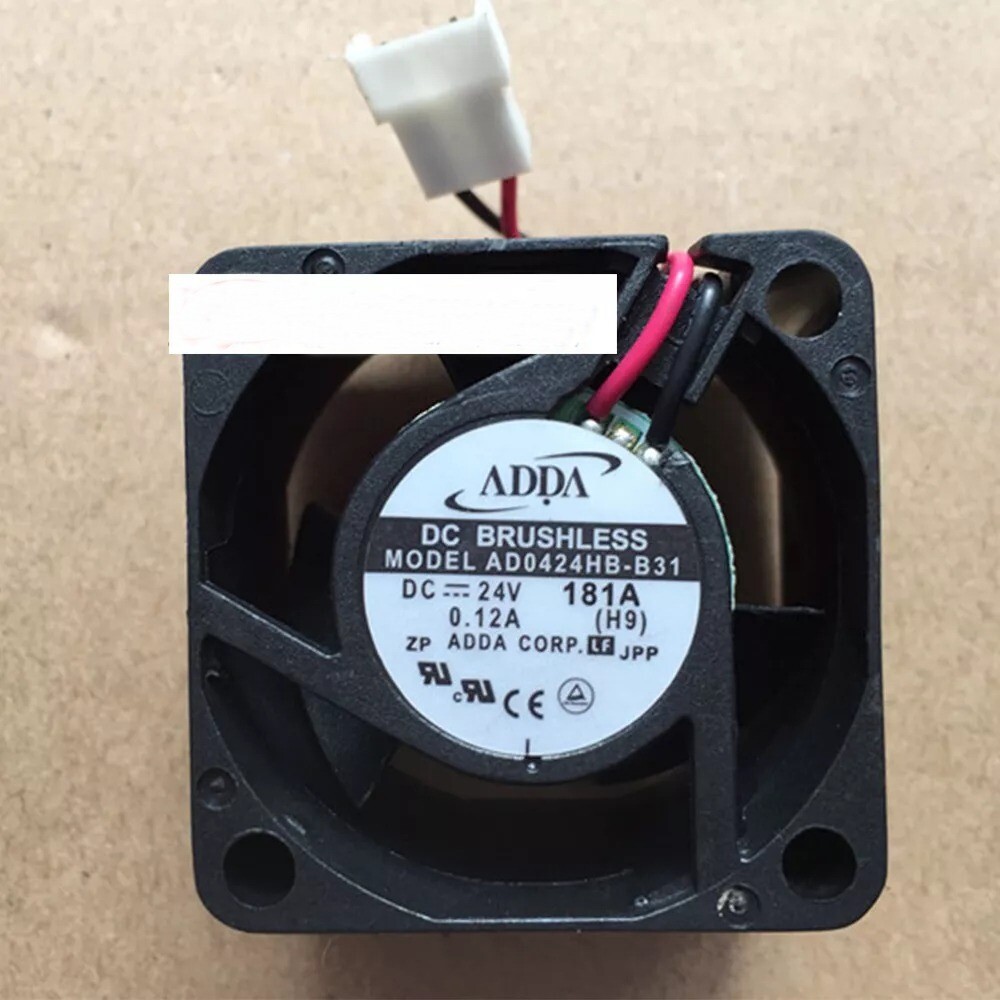 For ADDA AD0424HB-B31 4028 0.12A 24V 2 wire inverter fan