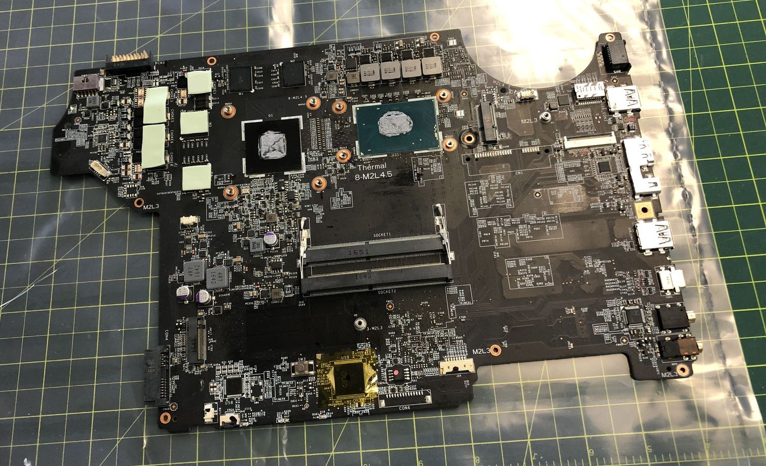 MSI GE62 7RD APACHE MS-16J9 i7-7700HQ 2.8Ghz Motherboard GTX1050 MS-16J91