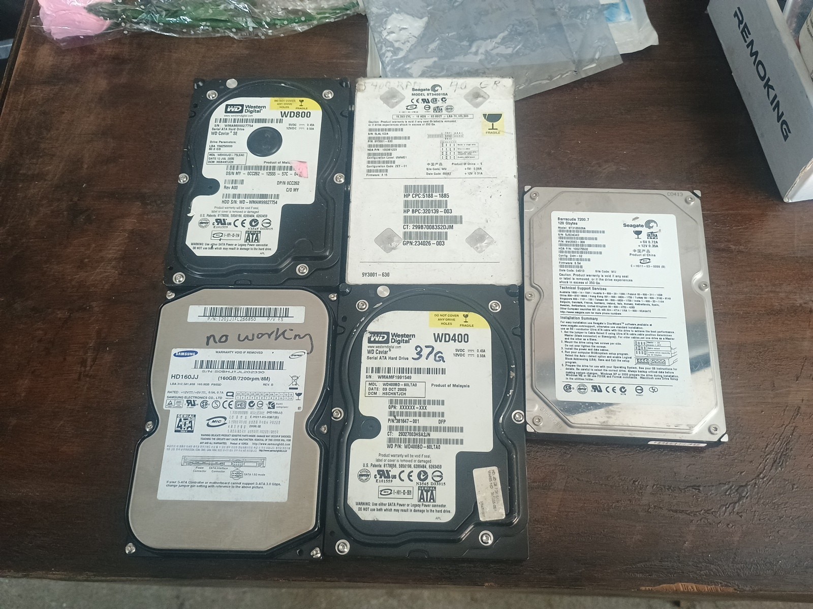 Hard Drive Set 5