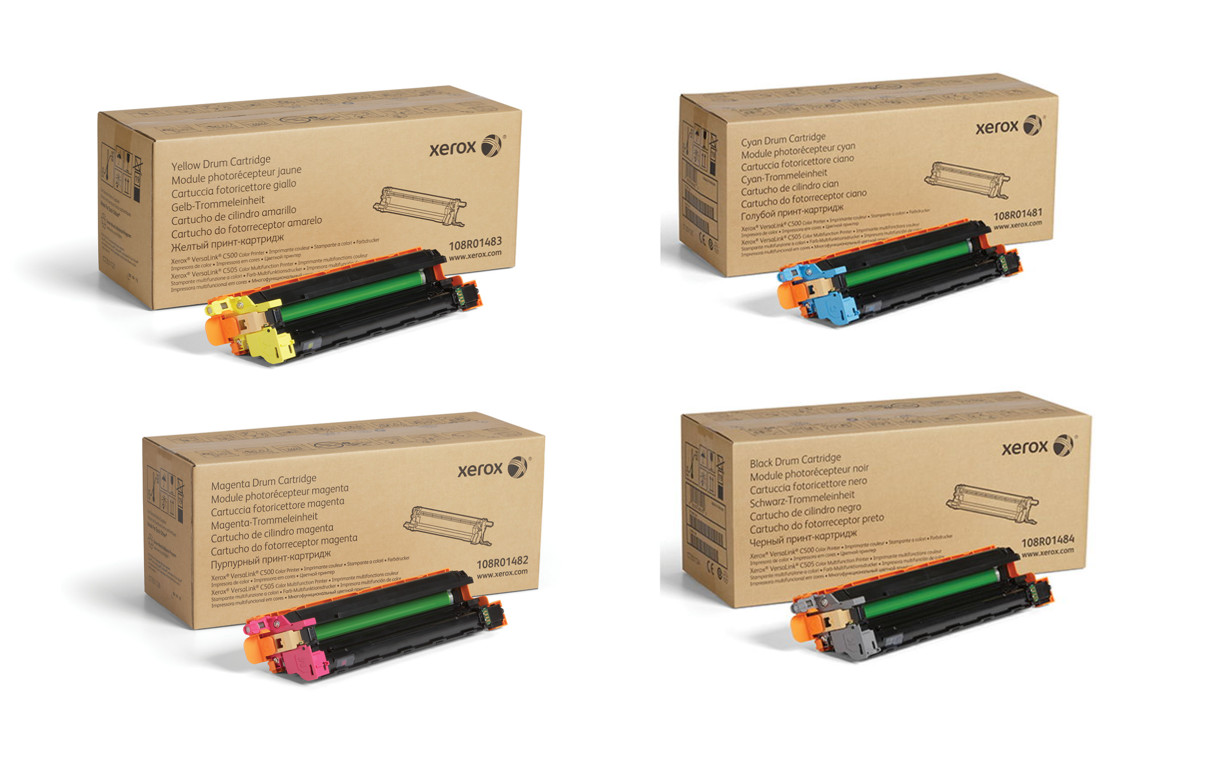 Xerox VersaLink C500/C505 Drum Ink Tonner Cartridge 108R01481 Series Pick Color