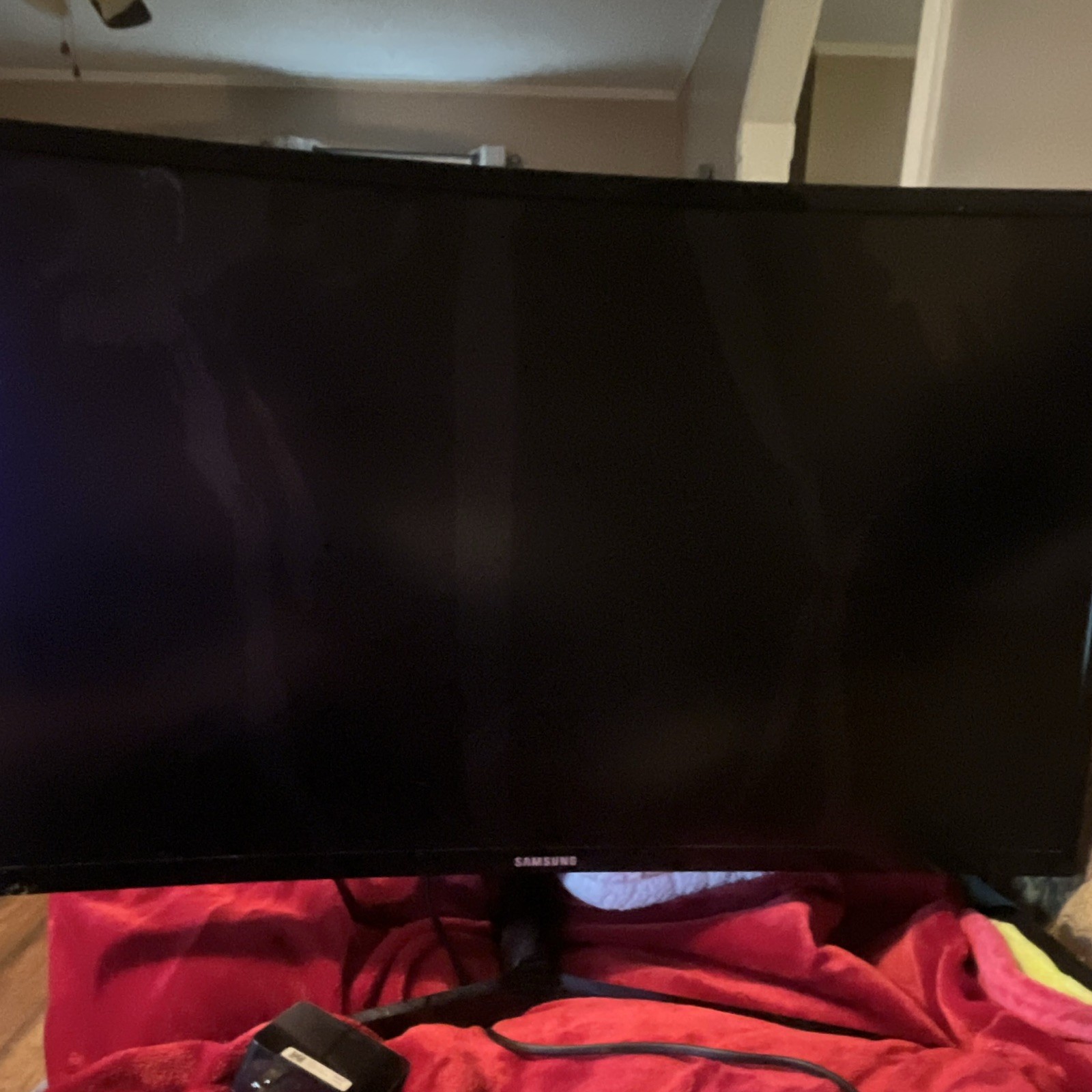 Samsung C27F398FWN CF398 24in Curved LED 1080p Monitor HDMI. PARTS ONLY