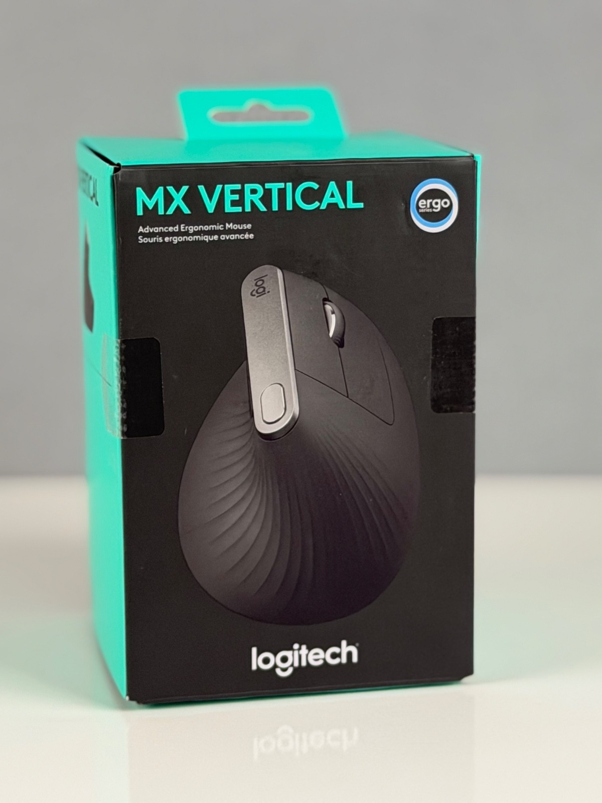 Logitech MX Vertical Wireless Ergonomic Mouse Bluetooth USB Open Box Unused