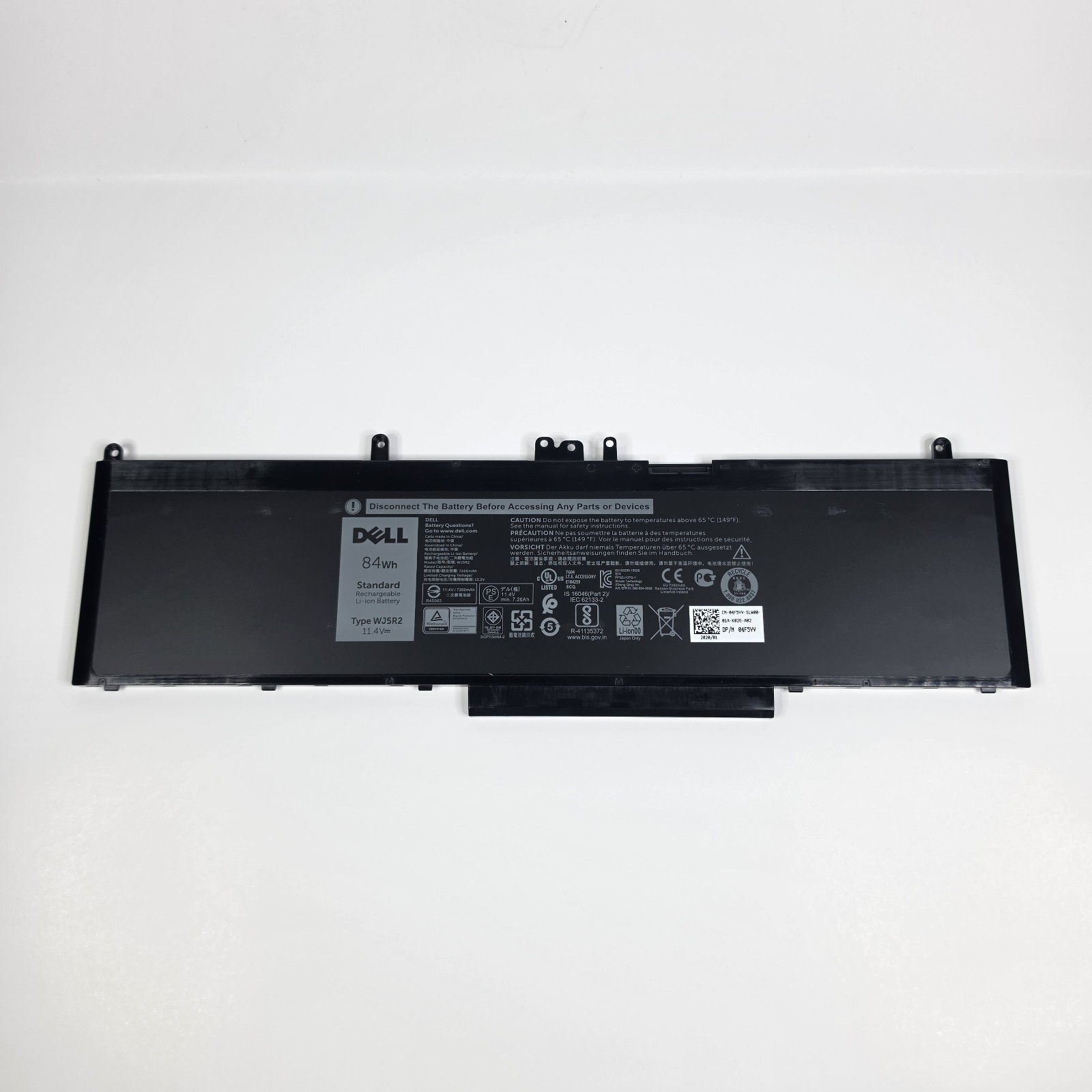 WJ5R2 Battery for Dell Precision 3510 M3510 Latitude E5570 4F5YV G9G1H 84Wh NEW