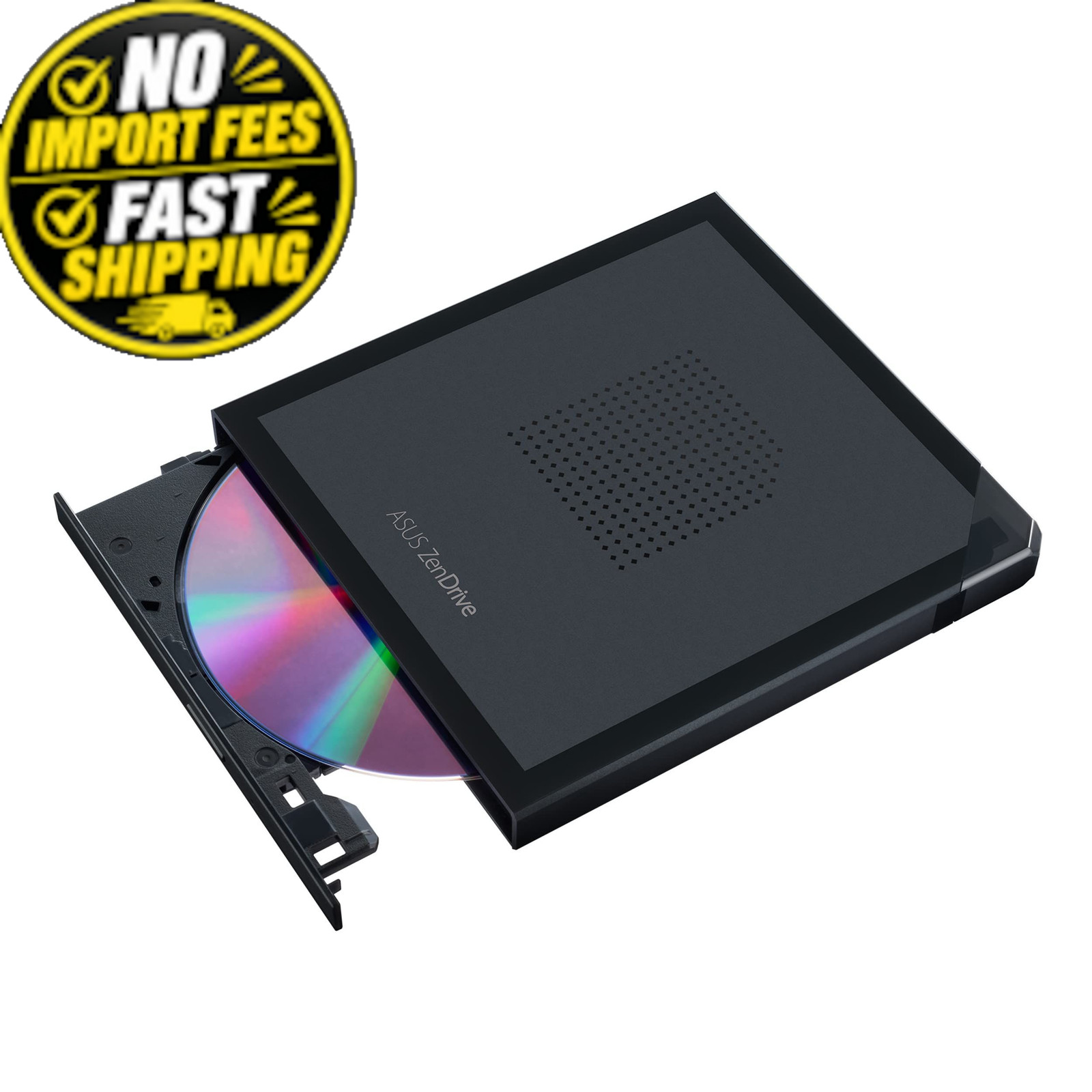 ASUS ZenDrive V1M External DVD Drive and Writer with V1M|Silver, BLACK