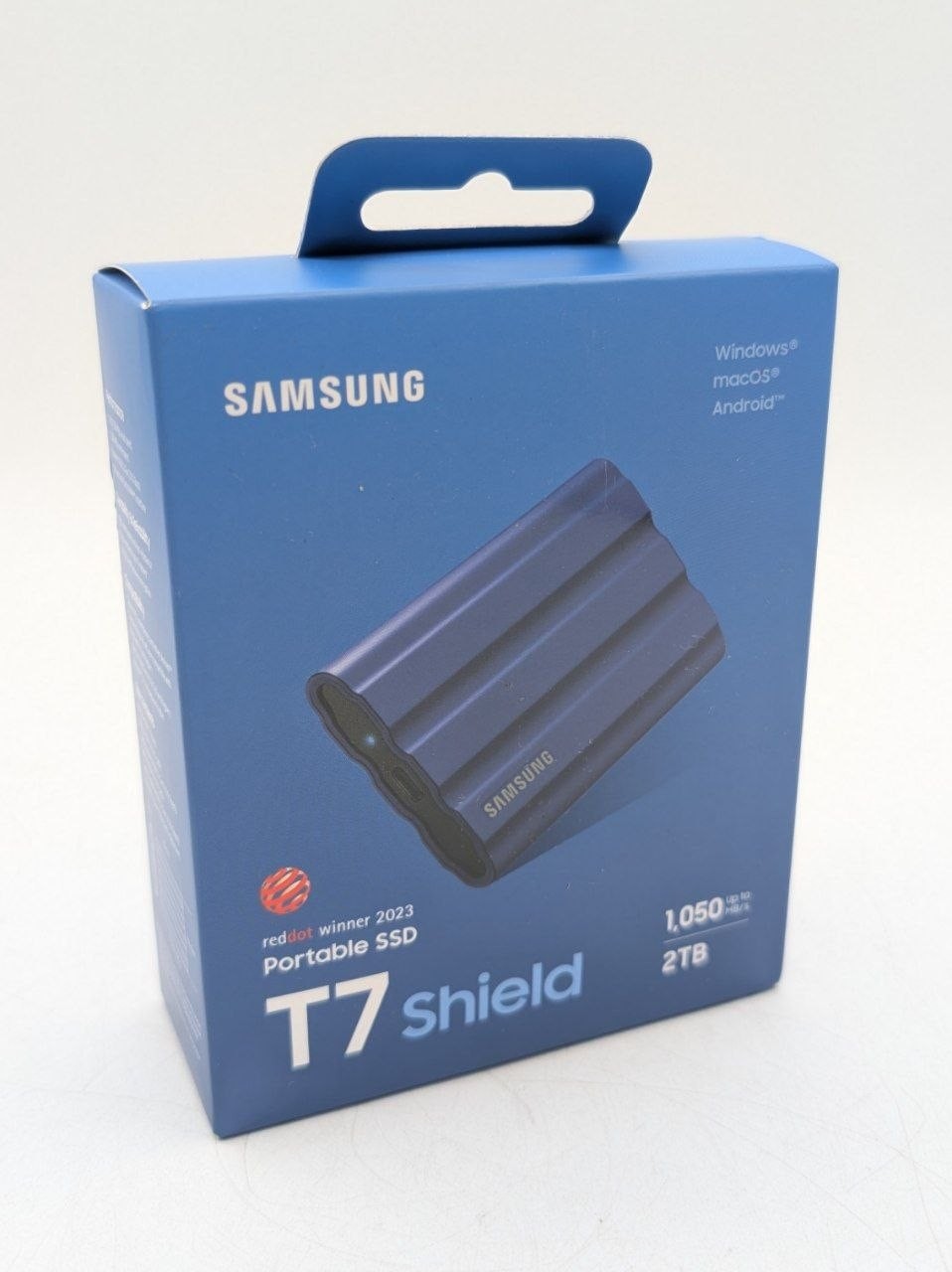 Samsung T7 Shield 2TB Portable SSD USB 3.2 Gen 2 Blue
