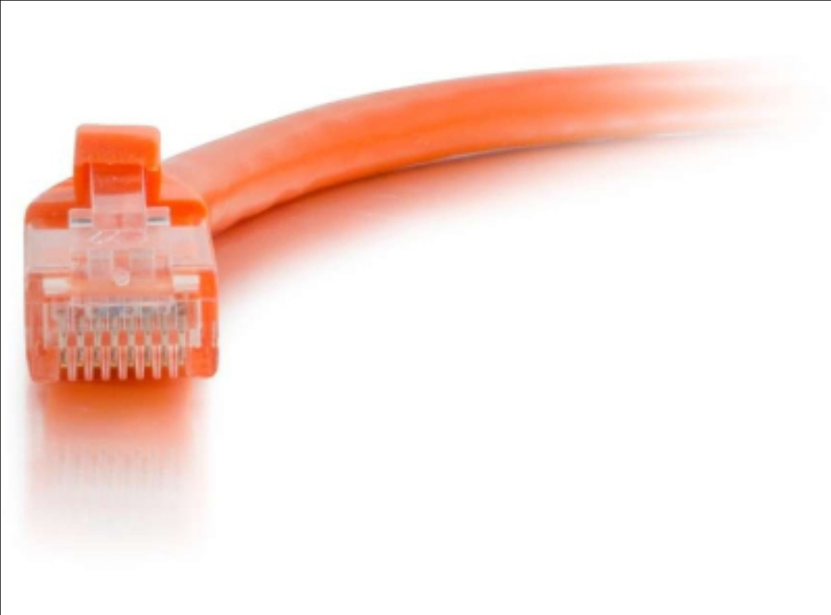 C2G 1FT CAT6 SNAGLESS UTP CABLE Orange- 27810