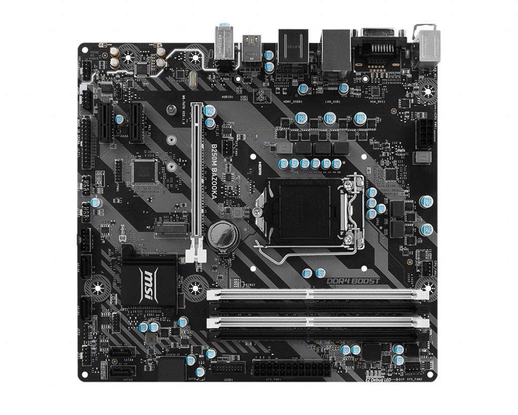 MSI B250M BAZOOKA Motherboard Intel B250 LGA 1151 mATX DDR4 Core M.2 USB 3.1
