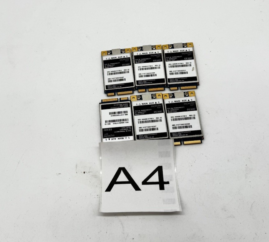 LOT OF 6 OEM NOVATEL Expedite E371 LTE 3G 4G WWAN PCI Express Card