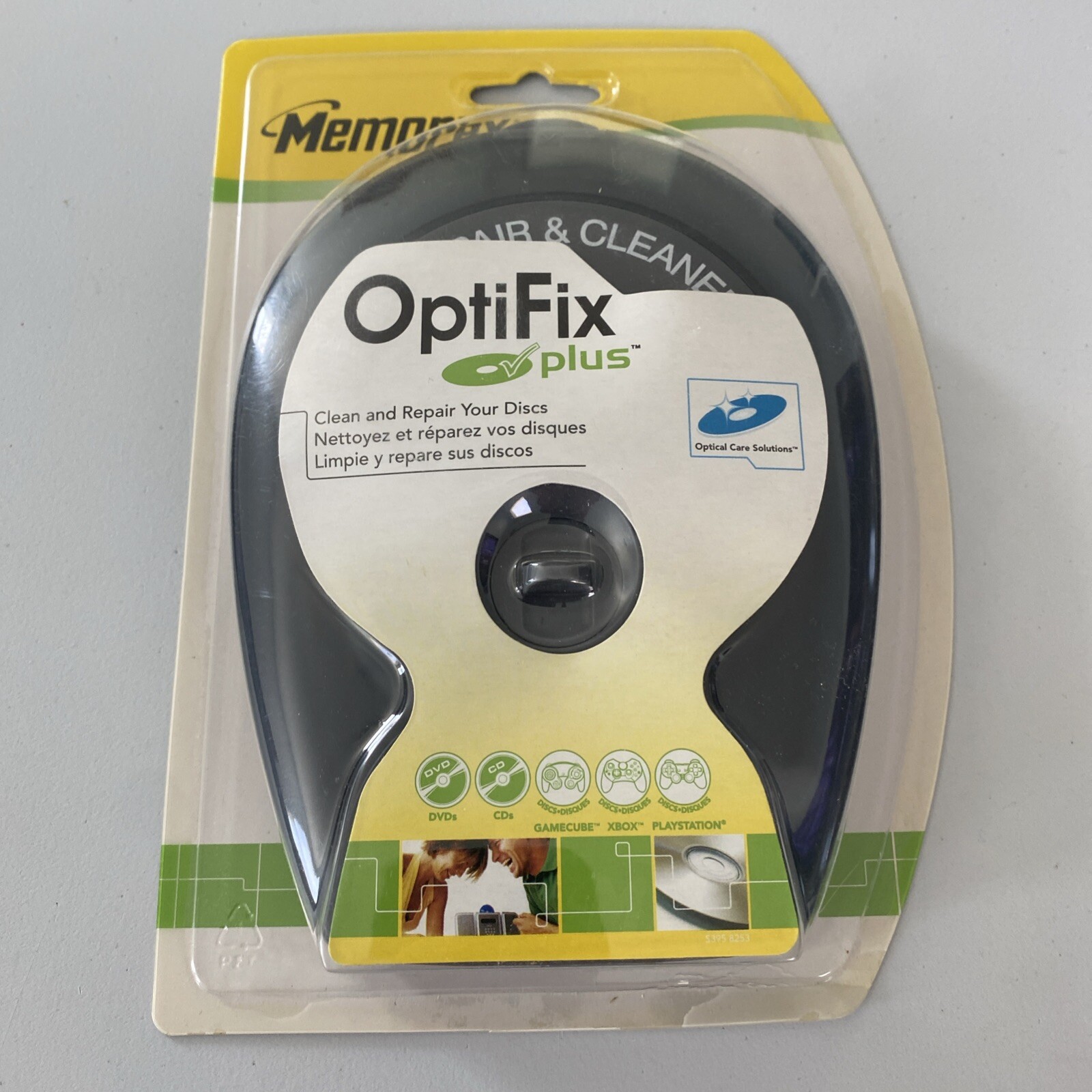 Memorex Optifix PLUS CD DVD Video Game Repair and Cleaner  **NEW/SEALED**
