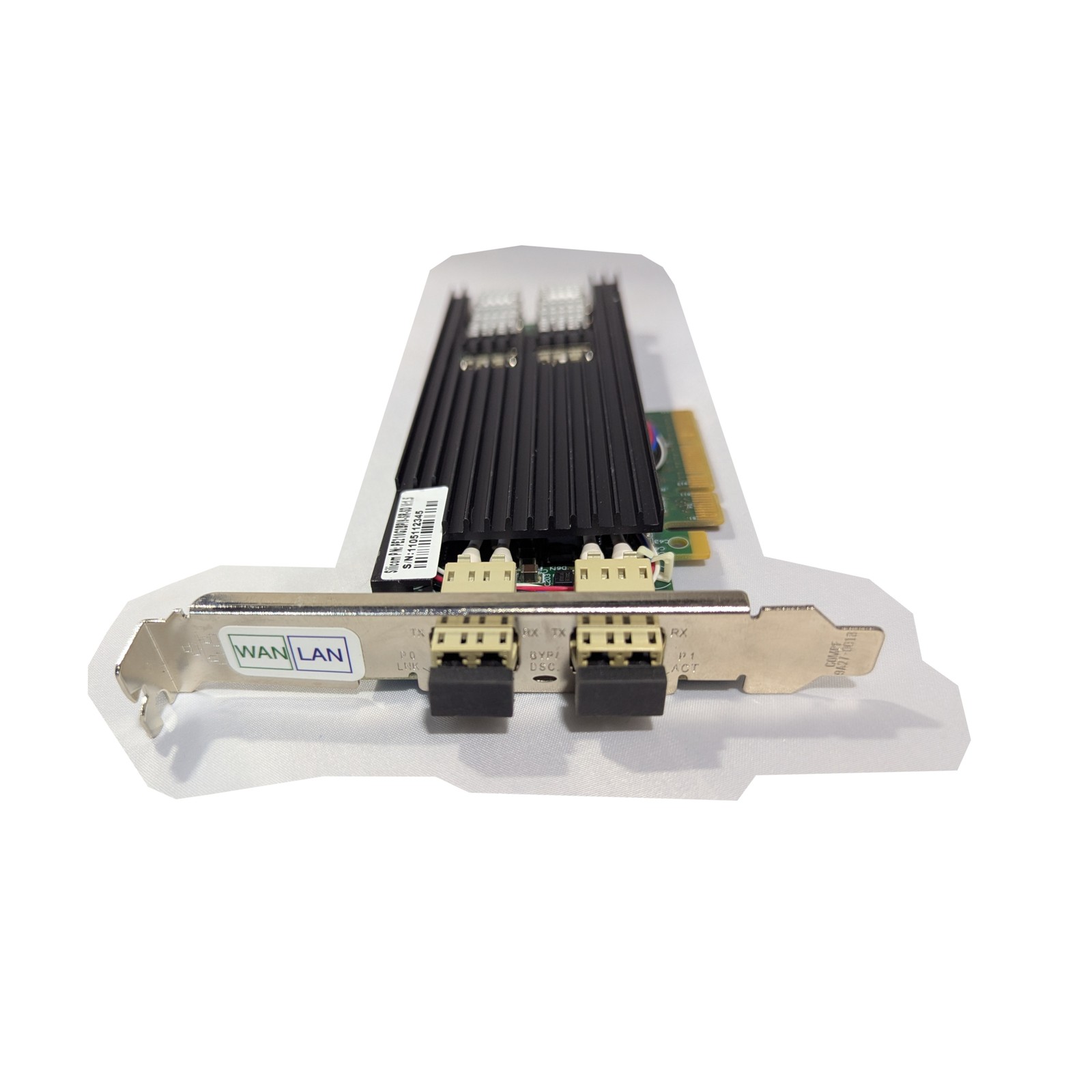 Silicom Dual-Port 10GbE SFP+ Fiber Optic Server Network Interface PCIe Card P...