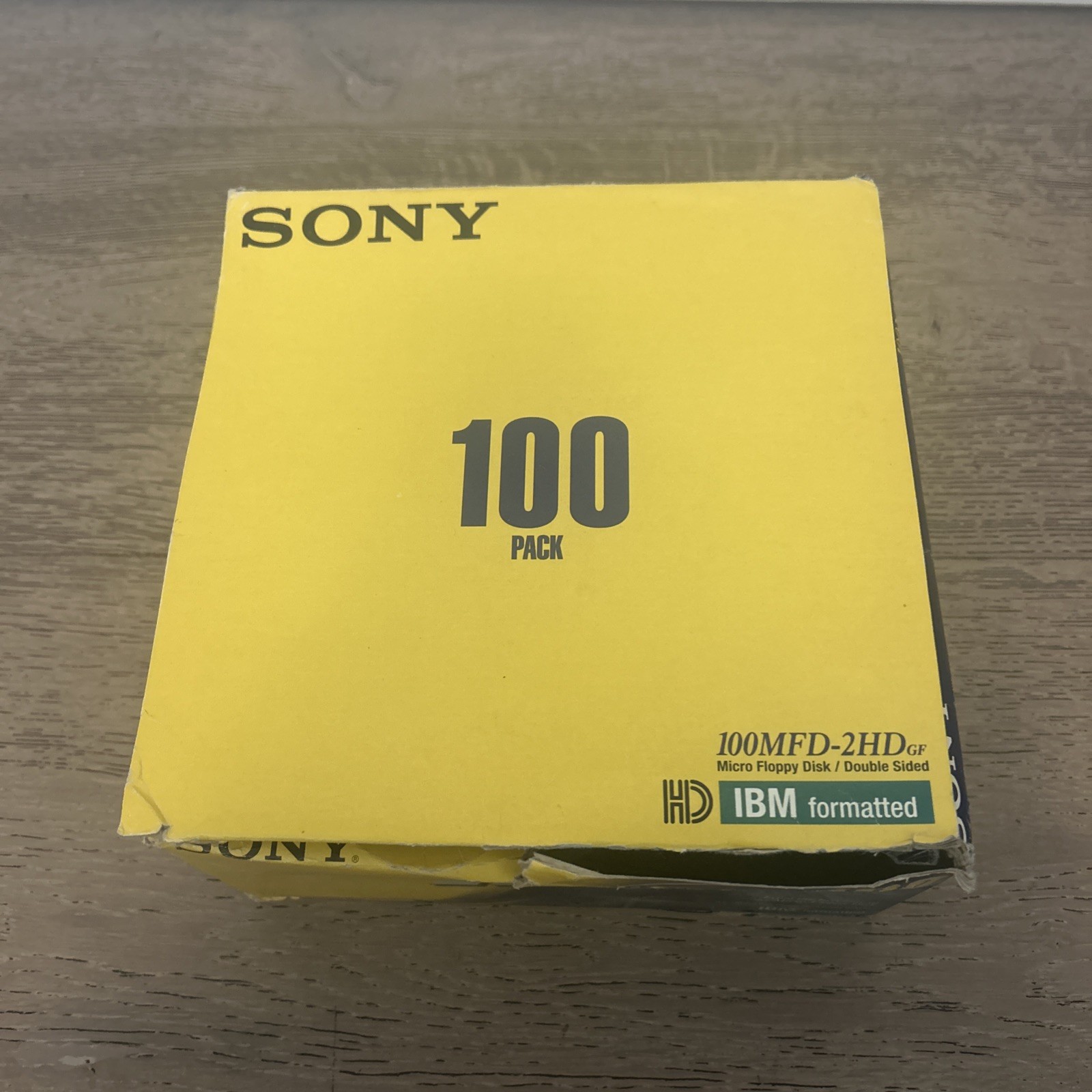 OPEN BOX 25 Sony 100MFD-2HD Micro Floppy Disk Double Sided IBM Formatted 3.5" HD