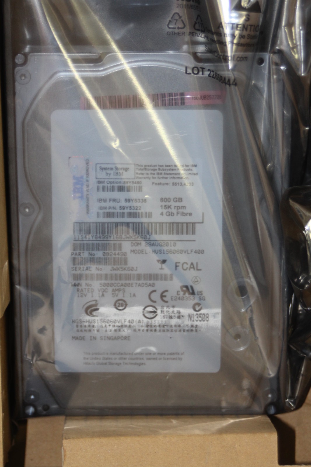 IBM 59Y5336 is an enterprise-class 600 GB mechanical hard disk drive