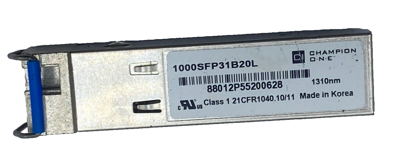 CHAMPION ONE 1000SFP31B20L CLASS 1 LASER PRODUCTS 1310 NM 🔔