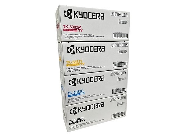 Kyocera Toner 4 Set TK5382 Toner Cartridges TK-5382K TK-5382C TK-5382M TK-5382Y