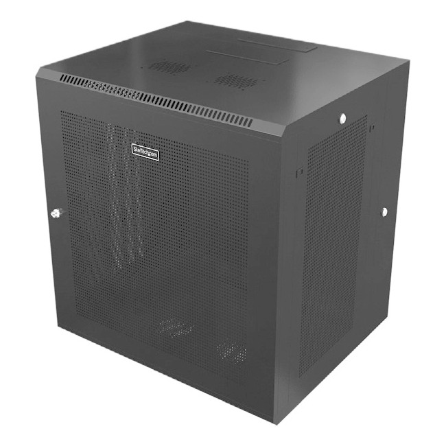 StarTech RK12WALHM 12U Wall Mount Server Rack Cabinet Hinged