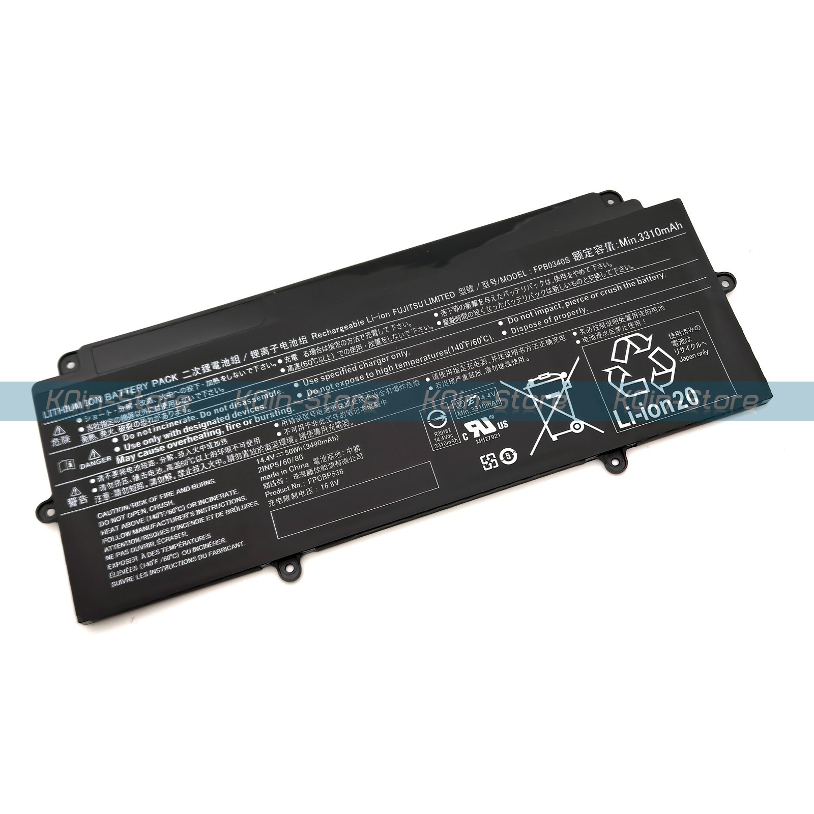 New Genuine FPB0340S FPCBP536 50Wh Battery for Fujitsu LifeBook U937 U938 U939
