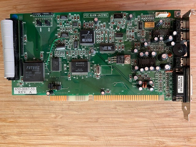 Media Vision Pro Sonic 650-0087 16-Bit Sound & SCSI Controller Expansion Card