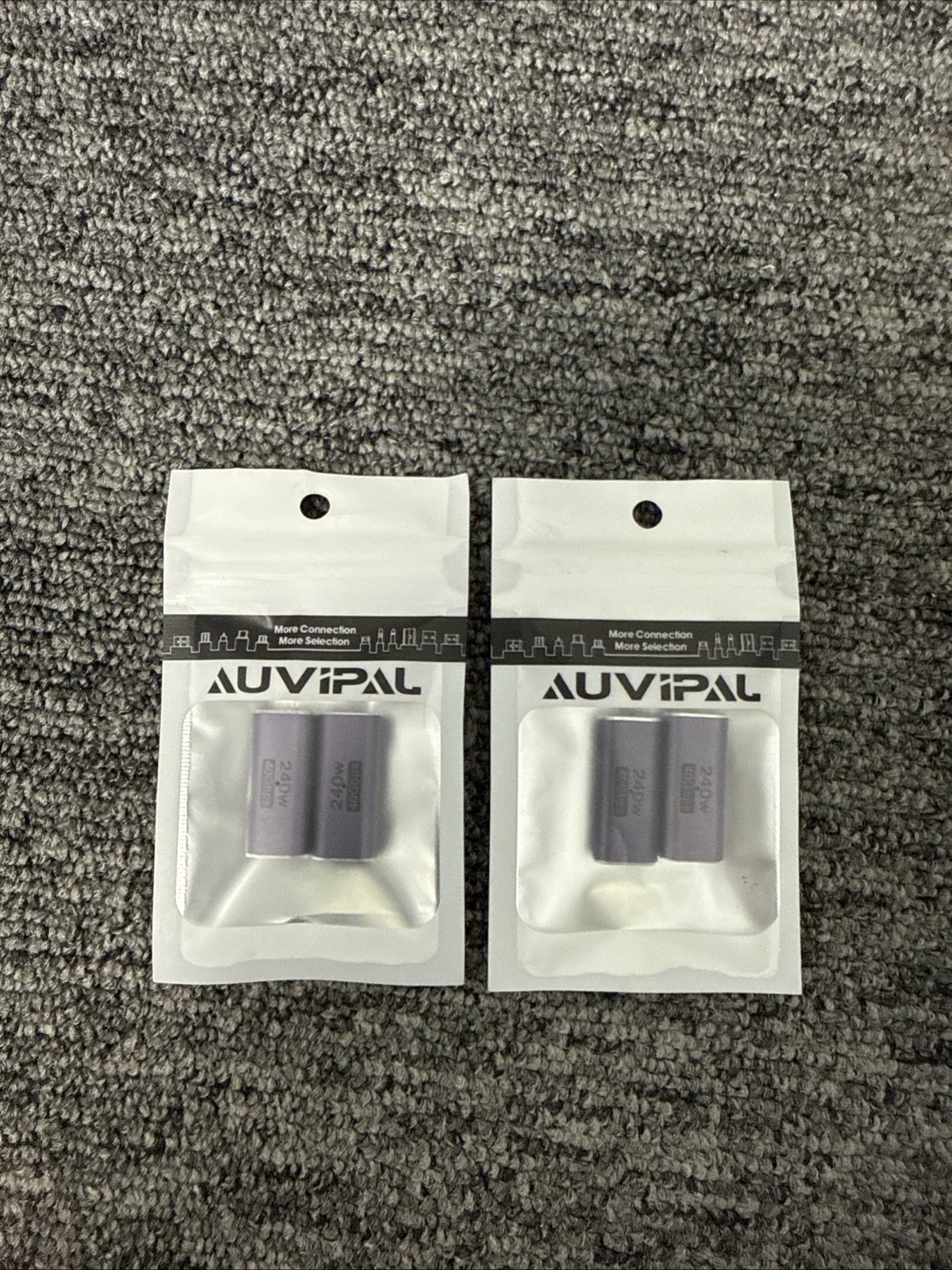 AuviPal 240W USB C Coupler (4 Pack), USB Type C Female to Female Adapter Extende