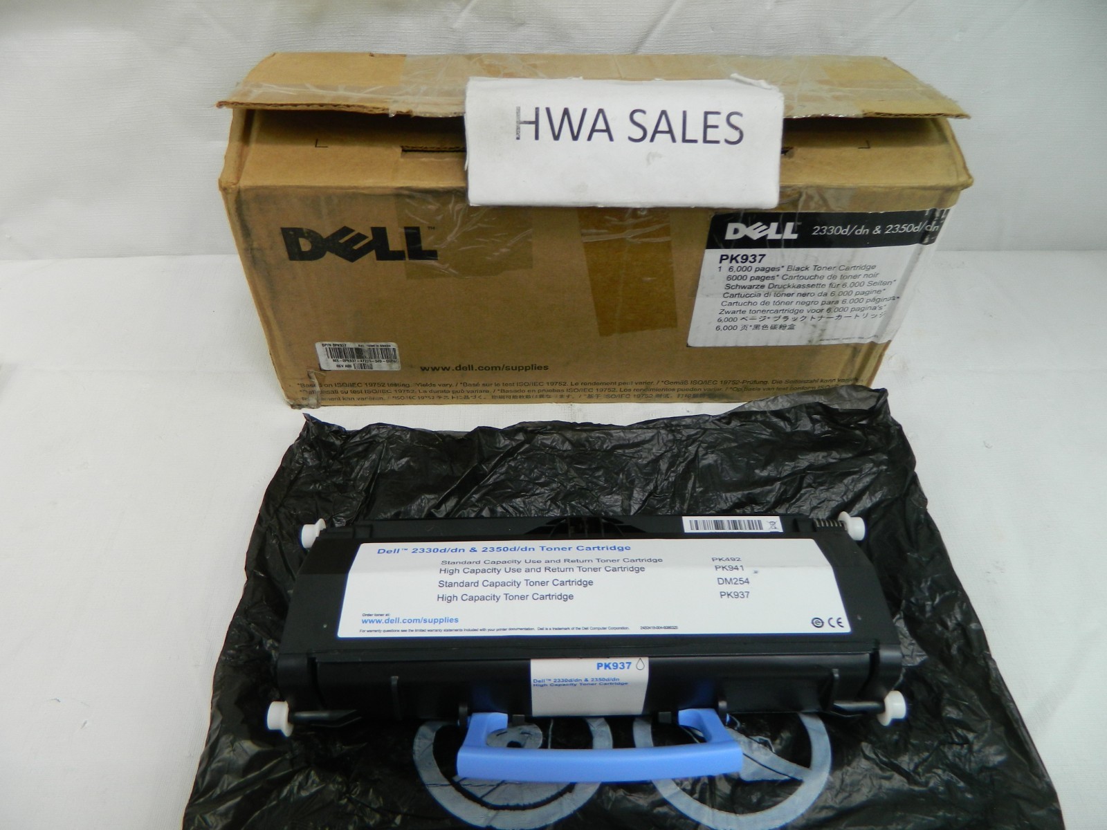 Genuine Dell PK937 Black Toner Cartridge 2330d/dn 2350d/dn NEW OEM OPEN BOX
