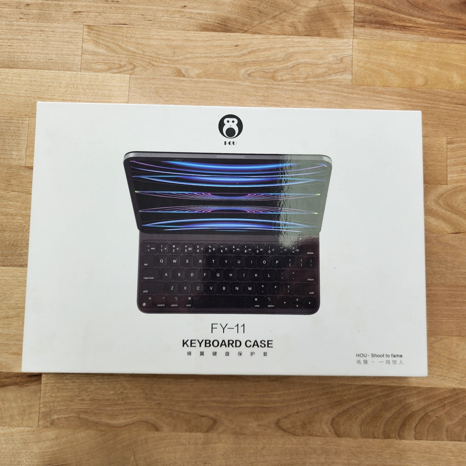 HOU FY-11 Bluetooth Keyboard Folio for Apple iPad Pro 11” Air 10.9” 4th+ 5th Gen