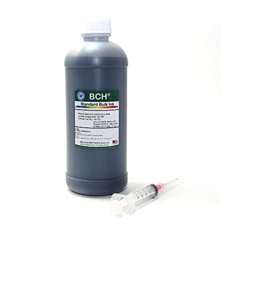 BCH Standard 500 ml (16.9 oz) Black Refill Ink for Epson Printers