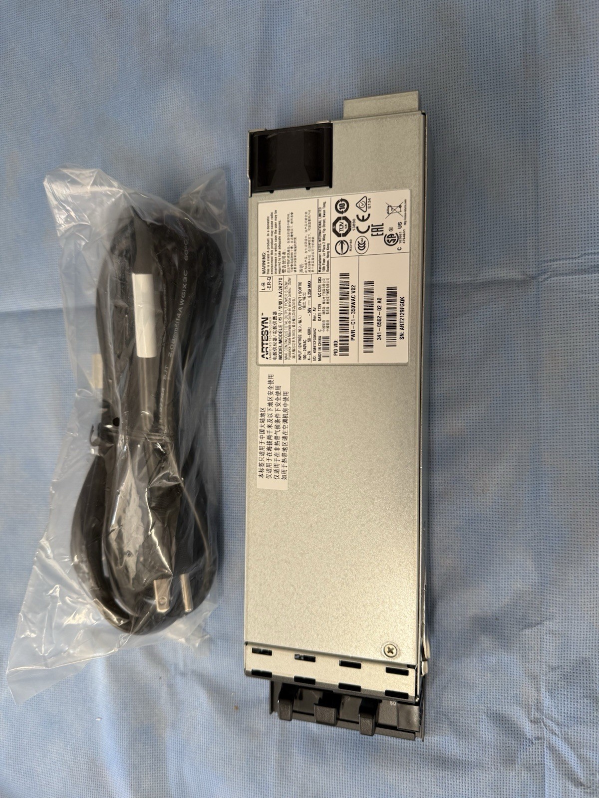 NEW ARTESYN CISCO PWR-C1-350WAC V02 Power Supply AA26270