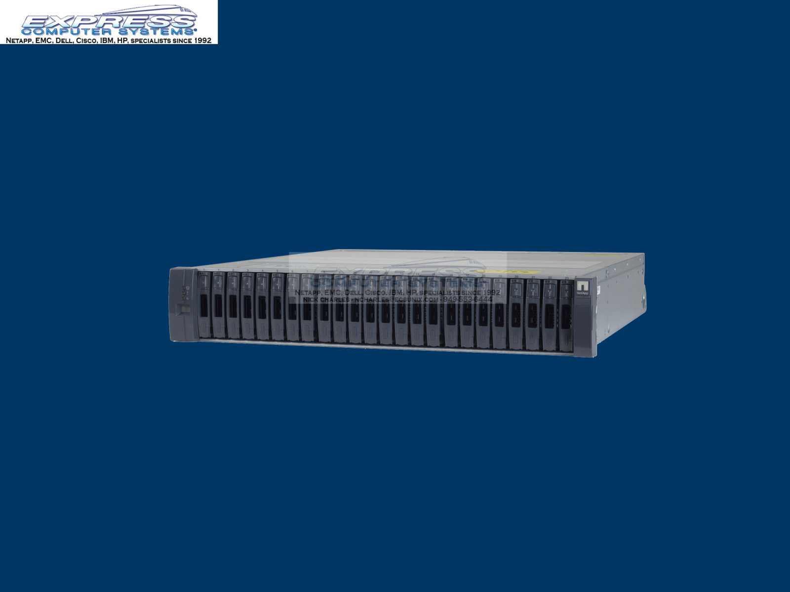 Netapp DS224C 12x 3.8TB SSD X357A-R6 12gbps 45.6TB DS224C-AF-3.8-12S-0P-C