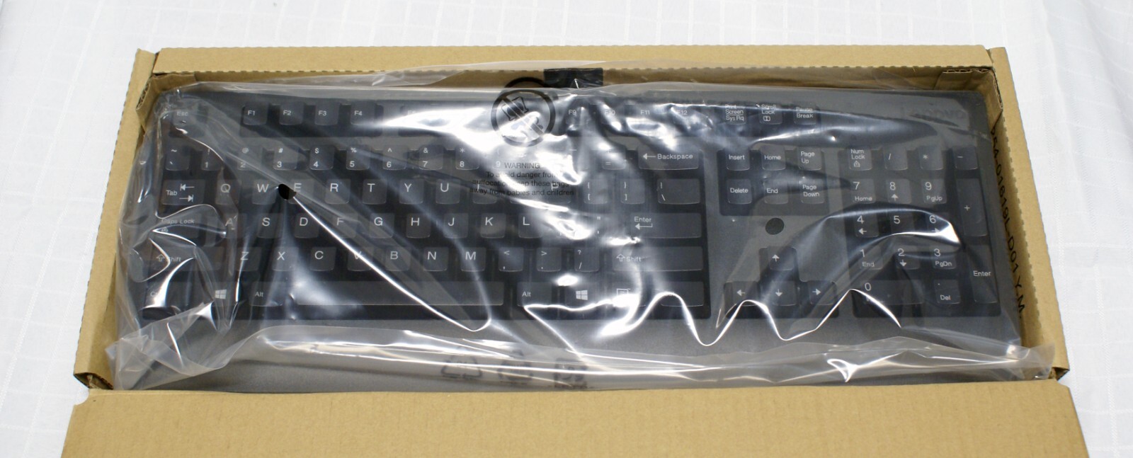 Lenovo USB Wired Standard Keyboard Black 1PSD50L79983 00XH688 SD50L79983 KU1619